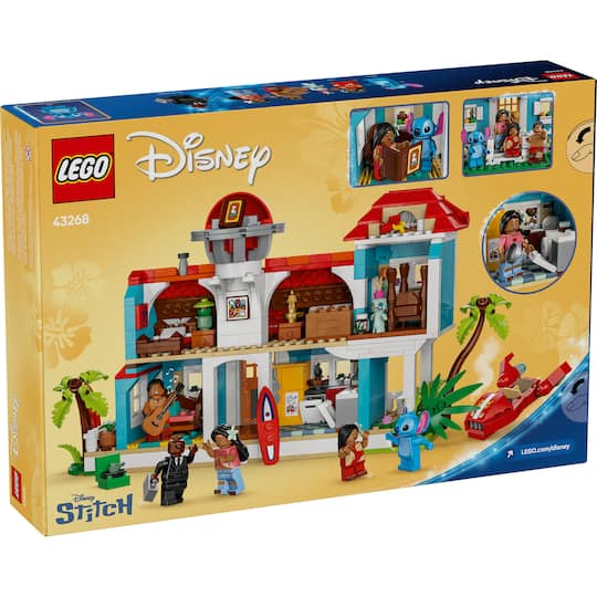 LEGO® Disney Lilo and Stitch Beach House Building Kit Playset 43268